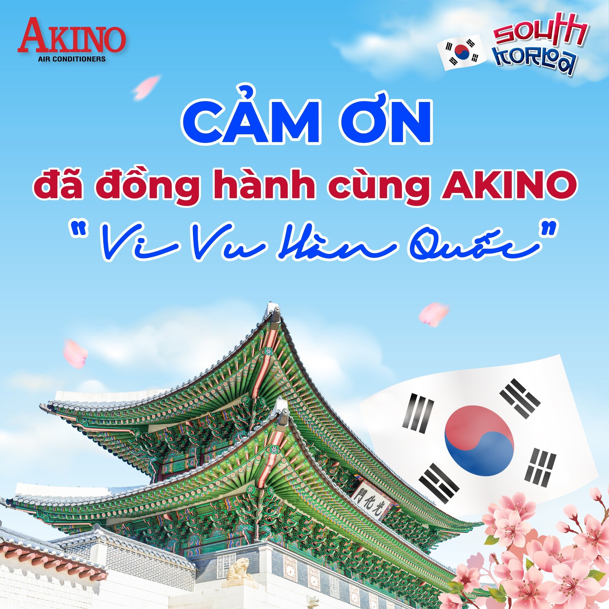 "Vi Vu Hàn Quốc: Cảm ơn vì đã đồng hành cùng AKINO"